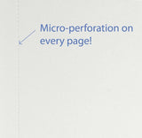 Premium Black Sketchbook - Large (8-1/2 inch x 11 inch, Micro-Perforated Pages)