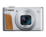 Canon PowerShot SX740 Digital Camera w/40x Optical Zoom & 3 Inch Tilt LCD - 4K VIdeo, Wi-Fi, NFC, Bluetooth Enabled (Silver)