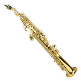 Merano B Flat Gold Soprano Saxophone,Case,Reed,Screw Driver, Nipper,A Pair of Gloves,Soft Cleaning Cloth, Music Stand