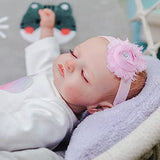 Asmork Lifelike Reborn Baby Dolls Girl, 19 Inch Weighted Realistic Newborn Baby Dolls, Soft Silicone Baby Doll with Clothes and Toy Accessories, Kids Gift or Playmate for Age 3+ (Mila-19 Inch)