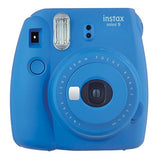 Fujifilm instax Mini 9 Instant Film Camera (Cobalt Blue) + Fujifilm Instax Mini Twin Pack Film