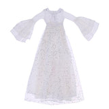 Homyl Enchanted White Sequined Tulle Dress Outfit Clothing for 1/3 60cm Night Lolita BJD SD Doll