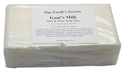 Goats Milk - 2 Lbs Melt and Pour Soap Base - Our Earth's Secrets