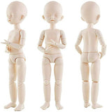 Tailors Dummy Dress Forms 28cm Doll 22 Joints Baby Girl Dress Up Change Makeup Toy, Doll with Real Eyes Makeup for DIY Jointed Dolls Accessories Mannequins for Dresses