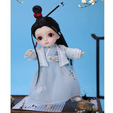 ZDD 1/8 Full Set Boy BJD Doll 16cm Ball Jointed Doll DIY Toys Makeup + Clothes + Pants + Shoes + Wigs + Doll Accessories