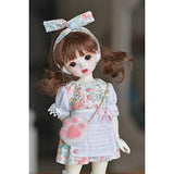 HMANE BJD Doll Clothes, Floral Printed Dress for 1/6 BJD Dolls (No Doll)