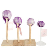 Wigs Only! Chic Short Purple White Blended BJD Doll Wigs 1/3 1/4 1/6 1/8 for Choice