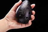 Professional Chinese Flute Xun Instrument Ceramic Ocarina Ancient Xun Instrument Ceramic Ocarina (Orchid)