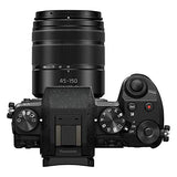Panasonic Lumix G7 4K Digital Mirrorless Camera Bundle with Lumix G Vario 14-42mm and 45-150mm Lenses, 16MP, 3-Inch Touch LCD, DMC-G7WK (USA Black)