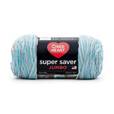 Red Heart Super Saver Jumbo Yarn, 2 Pack, Icelandic 2 Count