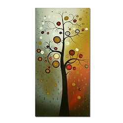 Wieco Art Life Tree Large Floral Oil Paintings on Canvas Wall Art Ready to Hang for Living Room Bedroom Home Decorations Modern 100% Hand Painted Stretched and Framed Grace Abstract Flowers Artwork