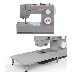 SINGER | Heavy Duty 4432 Sewing Machine with 110 Stitch Applications, & Canvas Machine Tote - Sewing Made Easy