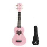 Honsing Kids Ukulele Pink, Soprano Ukulele for Beginner with Bag