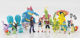 Bandai Shokugan Pokemon Scale World Johto Region Silver, Croconaw, & Sneasel Set