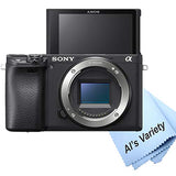 Sony Alpha a6400 Mirrorless Digital Camera with 18-135mm Lens + 32GB Card, Tripod, Case, and More (18pc Bundle)