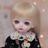 ZDD BJD Dolls 1/6 Simulation SD Girl Doll 26cm Ball Jointed Doll with Full Set Clothes Shoes Wig Makeup, Best DIY Toys Gift Handmade Fine