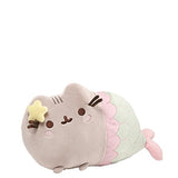 GUND Pusheen Mermaid with Star Plush Stuffed Animal Cat, 12" & Pusheenicorn Plush Stuffed Animal Rainbow Unicorn, 13"