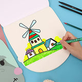 ZHULUOJI Sketch Book Cartoon Sketch Pad for Kids, 100 Pages (50 Sheets) Acid Free Drawing Paper for Drawing, Painting or Doodling