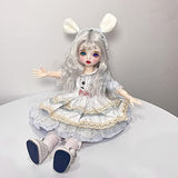 SISON BENNE BJD Doll 1/6 SD Dolls 11.8 Inch Ball Jointed Doll DIY Toys with Clothes Outfit Shoes Wig Hair Makeup,Best Gift for Girls Kids Children (39#)