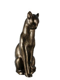 Egyptian Cat Goddess figurine:"Bastet" in Black, Bronze, Copper, or Antique (Penny) Copper