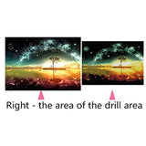 5D Diamond Painting Kits for Adults Kids Beginner,Star Tree Night View Diamond Art Kits,Landscape Painting Arts Craft Paint by Diamonds Dotz, for Gift Home Wall Art Decor 15.75 x 11.8 inch(YH8133)