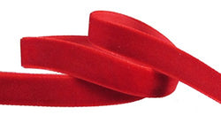 Velvet Ribbon for Crafts - Hipgirl 5 Yards 3/4" Red Ribbon for Holiday Gift Package Wrapping, Woven