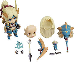 Good Smile Monster Hunter World: Iceborne: Hunter( Female Zinogre Alpha Armor Version) Deluxe Nendoroid Action Figure