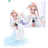 Lumycd Realistic Reborn BJD Dolls 23.6 Inch Handmade Lifelike Detachable Hair Babies Toy & Gift (19 Joint) WENNIU,A