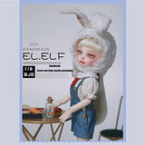 Educational Model Bjd Dolls 1/6 Sd Smart Doll 18 Inch 18 Ball Jointed Doll Fresh Bunny Ears DIY Toys with Full Set Clothes Shoes Wig Makeup, Best Gift for Girls (Color : Sleep Eyes)