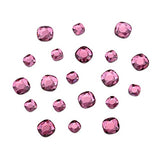 300pcs Violet Shape 3d Nail Decor Crystals Flatback Rhinestones Big Small Mix for Crafts Makeup Nails Art Accessories Set