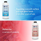 2 Quart Kit, Table Top & Bar Top Epoxy Resin, Crystal Clear High Gloss Finish, Self Leveling, Perfect for DIY Epoxy Counter Tops, Tabletops & Bars (Table Top)