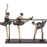 Dahlia Studios Stretching Ballerinas 11 3/4" High Figurine