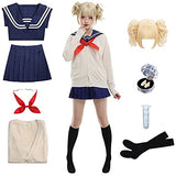 Himiko Toga Cosplay Outfit Halloween Anime Uniform Sailor JK Costumes Dress Set