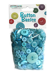 Buttons Galore Craft & Sewing Buttons Sky Blue - 5.5 oz.