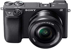 Sony Alpha a6400 Mirrorless Camera: Compact APS-C Interchangeable Lens Digital Camera - E Mount Compatible Cameras - ILCE-6400L/B (Renewed)
