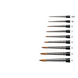 Winsor & Newton Series 7 Kolinsky Sable Miniature Watercolor Brush - Short Handle Round #1