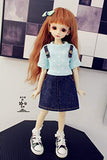 softgege for 1/6 YOSD BJD Doll Jeans Skirt Dress / Denim Skirt Dress / Outfit / YOSD BJD Dollfie