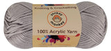 100% Acrylic Fancy Yarn 3-Pack by Yonkey Monkey Knitting Crochet DIY Art Craft (Smoke Rice 91)