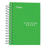 Five Star Spiral Notebook, Fat Lil' Pocket Notebook, College Ruled Paper, 200 Sheets, 5-1/2" x 4", Assorted Colors, 6 Pack (38027)