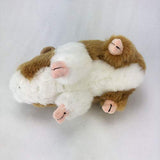 7 Inch Brown Guineapig Guinea Pig Plush Toy Soft Cute Plush Toy Gift (White Yellow)