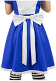 C-ZOFEK Alice-Madness Returns Alice Cosplay Maid Dress for Women (X-Small)