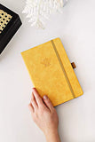 Scribble & Dot® Bullet Dotted Journal | Honey Bee - A5 Ultra Thick 160gsm Paper - Signature Dot Grid Journal Bound by Hand - Perfect Dotted Journal for Artists and Creators