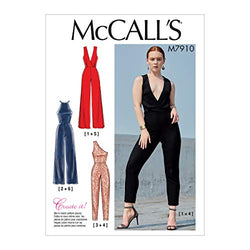McCall Pattern Company McCall's Create It Women's Special Occasion Jumpsuit, Sizes 14-22 Sewing Pattern