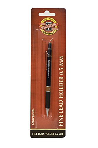 Koh-I-Noor Mephisto Mechanical Pencil, For Use With 0.5MM HB Lead, Black (Sold Separately), 1