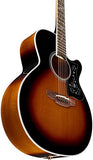 Takamine EF450C Thermal Top Acoustic-Electric Guitar Brown Sunburst