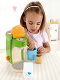 Hape Kid's Coffee Maker Wooden Play Kitchen Set with Accessories