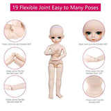 1/6 Bjd Doll 30CM Gifts for Girl 18 Joints Doll with Clothes DIY Doll Best Gifts for Girl Handmade Beauty Toy