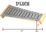 D'Luca TL-13-2 13 Notes Children Xylophone Glockenspiels with Music Cards