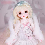 HGCY Full Set 1/3 BJD Doll 12 Inch Girl Doll Ball Jointed Dolls Makeup Clothes Shoes Wigs Doll Accessories Movable Joint Fashion Doll Suitable for Adults Or Children Toy Gift