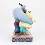 Enesco Disney Traditions by Jim Shore Aladdin Group Hug Figurine, 7.87 Inch, Multicolor